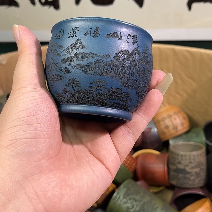 茶杯紫砂全手工紫砂主人杯