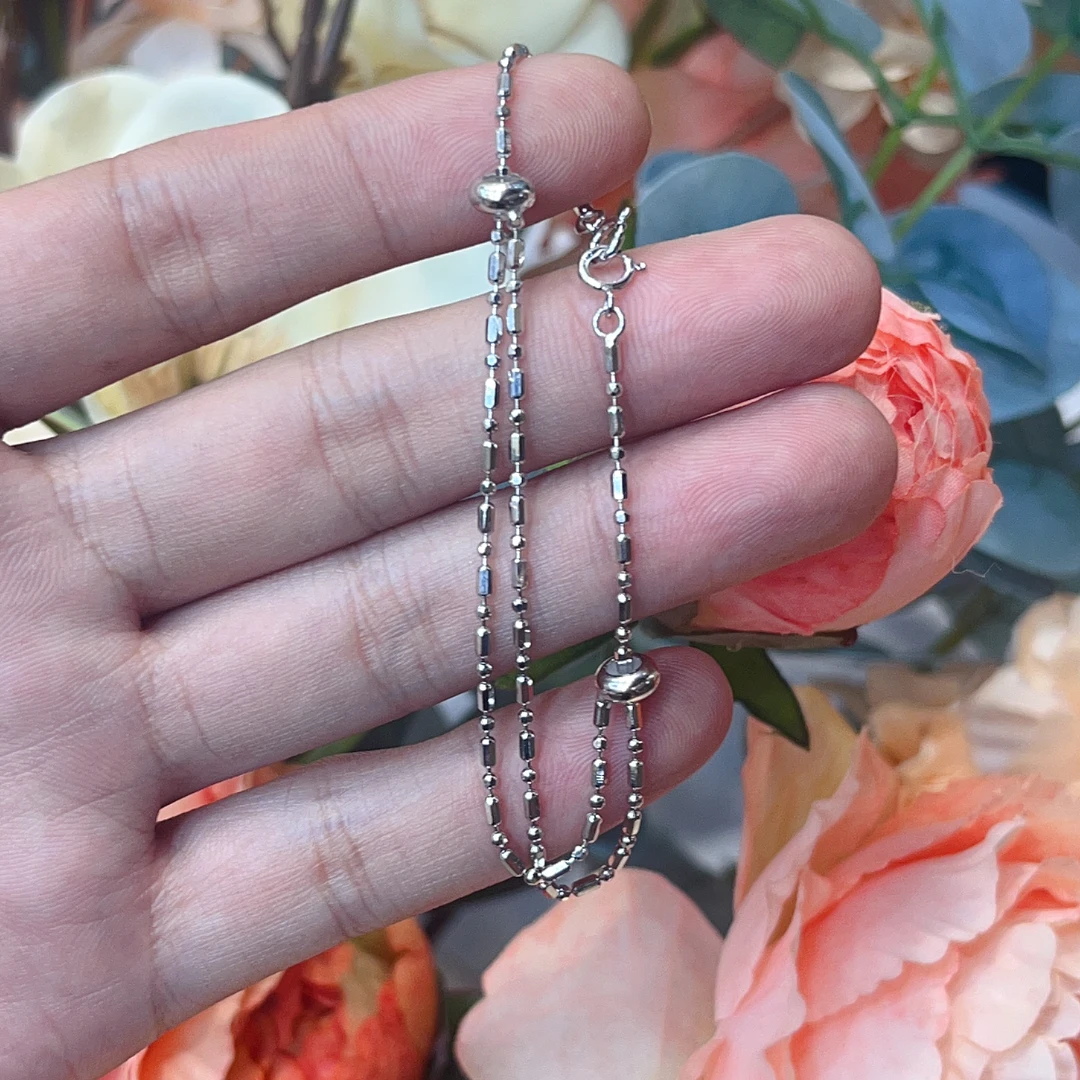 链子925银 曼曼珠宝S925银延长链