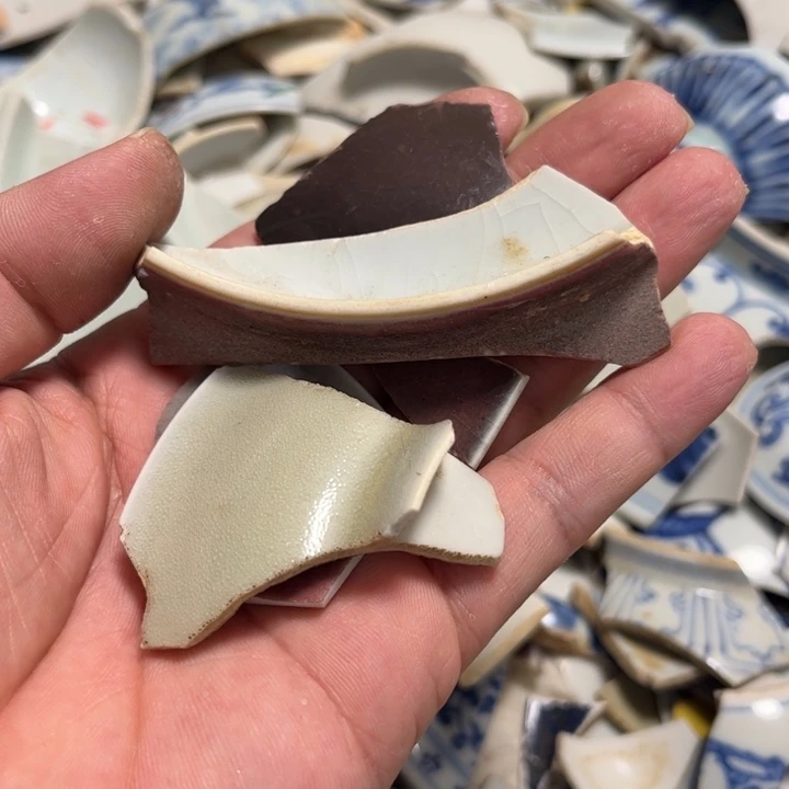 陶瓷学习资料标本。橘*海