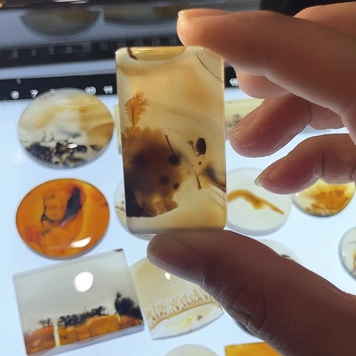 玛瑙/玉髓未镶嵌吊坠(不含链)