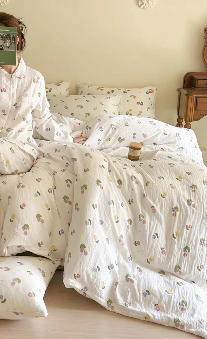 双人四件套 被罩200*230、床单230*250、枕套2个