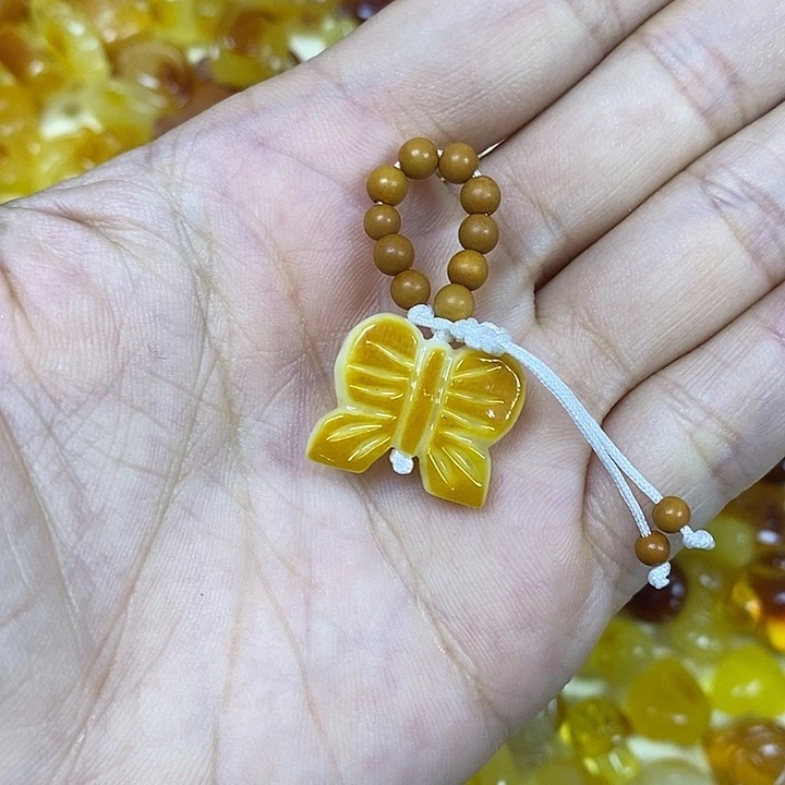 吊坠橄榄核福利蝴蝶结滴溜