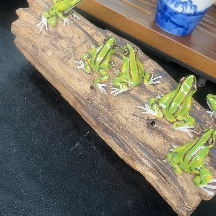 陶中古工艺品摆件