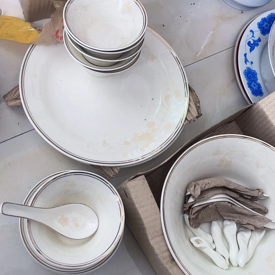 摆件，烧制问题都是正常的129象牙瓷，一共27件