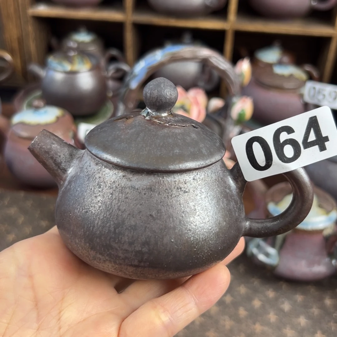 柴烧柴烧茶器主人壶流口水