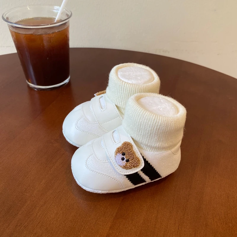 春秋季婴儿鞋0-1岁3-6-9个月男女宝宝软底学步新生不掉布鞋袜12