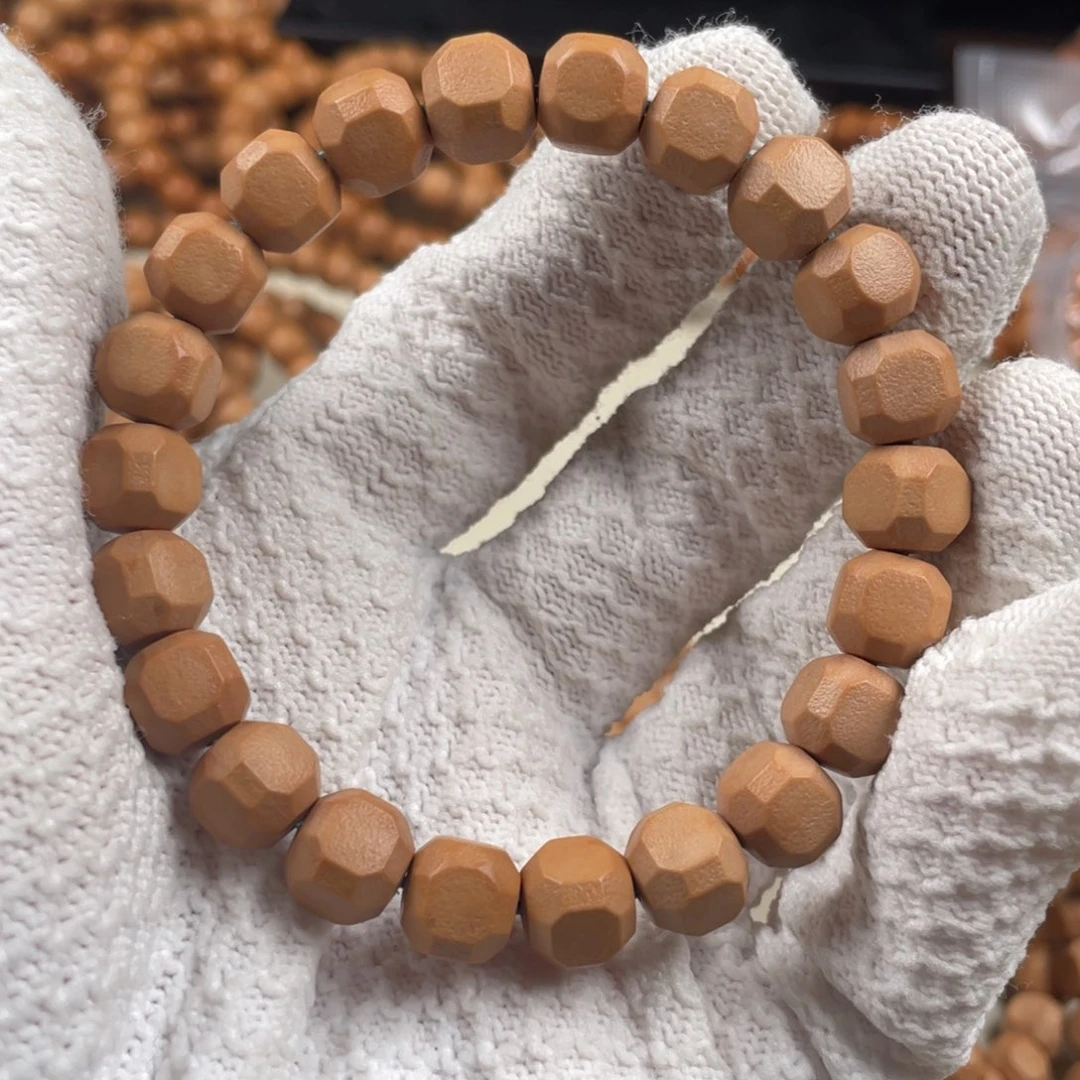 猴头核桃手串泛油微暇星图六方