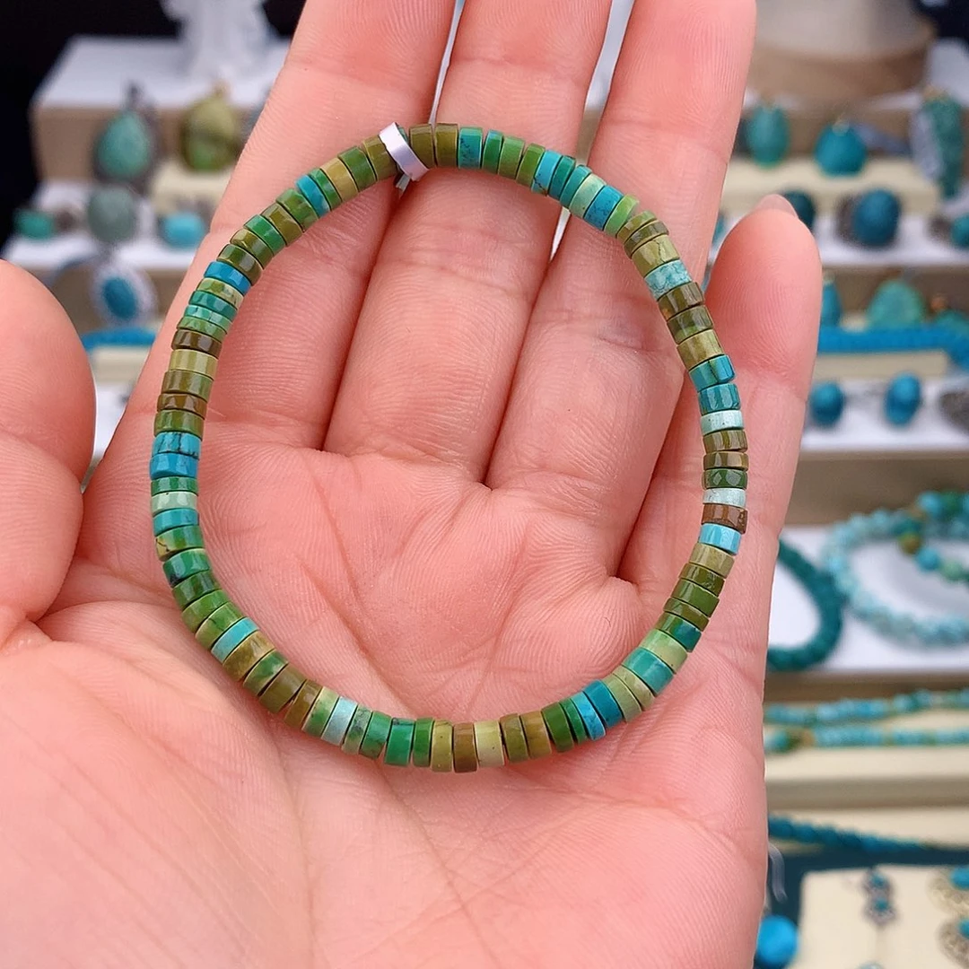 绿松石未镶嵌手链