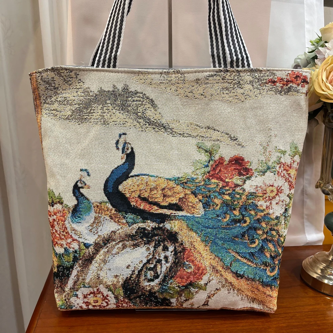 大容量帆布包卡通单肩包民族风泰国东南亚风格手提包