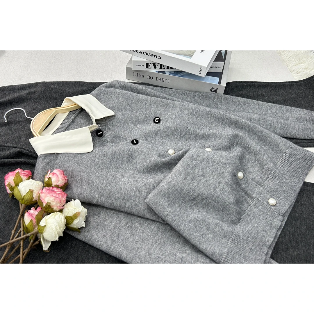 【衬衫领开衫】秋季新款时尚气质上衣QC1820