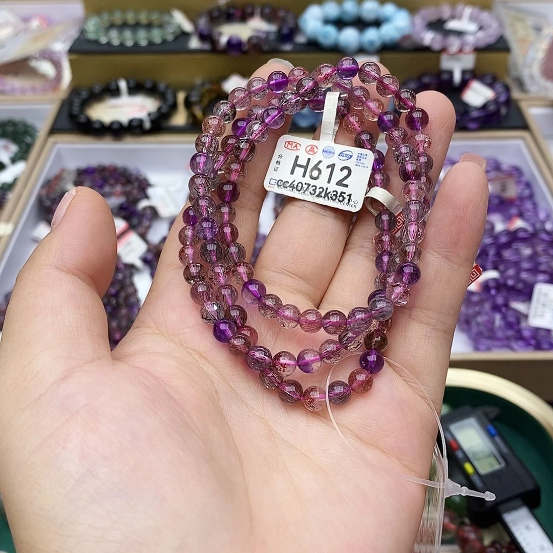 水晶手链未镶嵌H612超七多圈5+