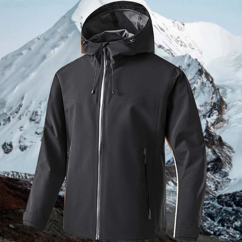 【品牌撤柜】凯乐户外冲锋衣外套男女同款秋季防风防水连帽登山外套