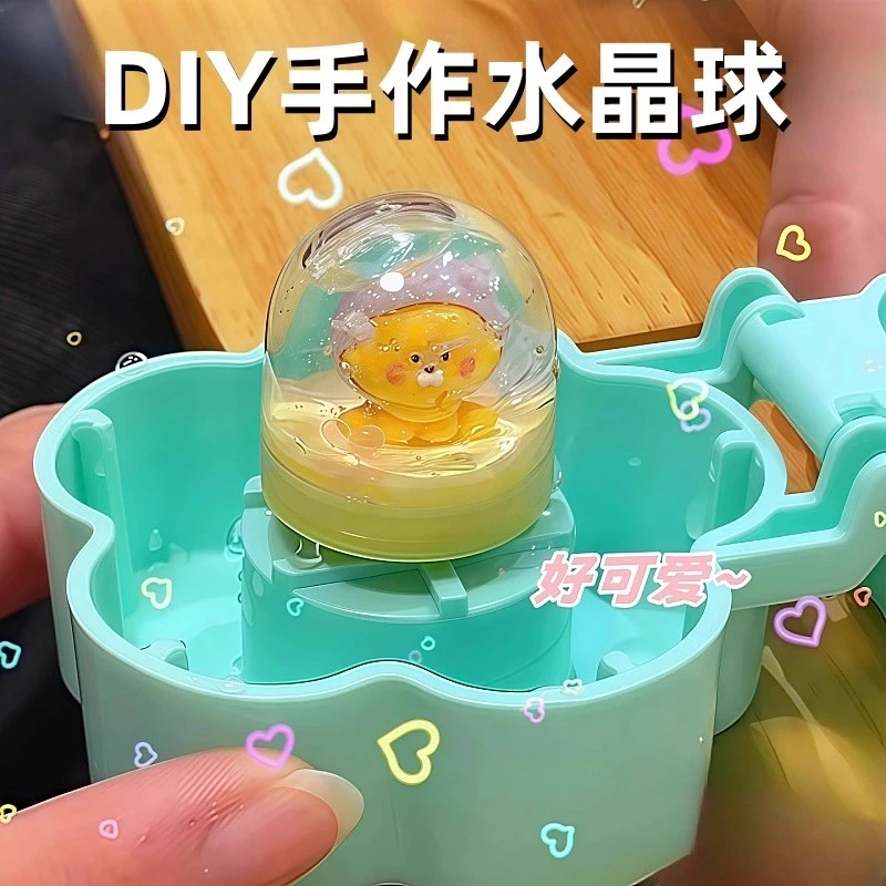 正版儿童穿戴玩具手作水晶球女孩3-6岁手工diy女童过家家生日礼物
