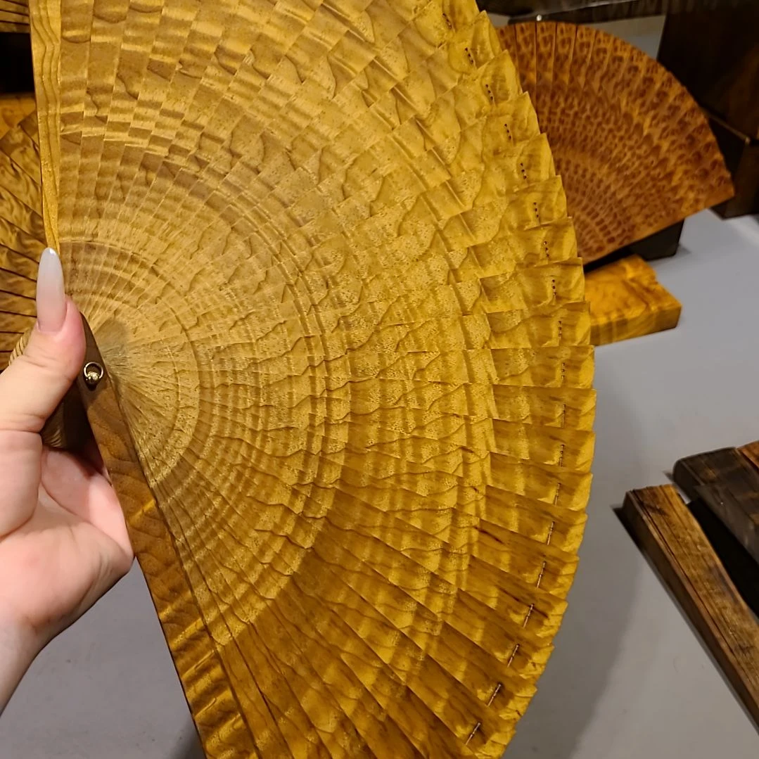 句***。扇子21小叶桢楠金丝楠木苏扇