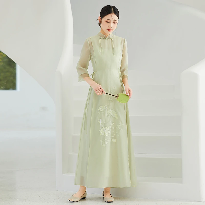F735 新中式连衣裙