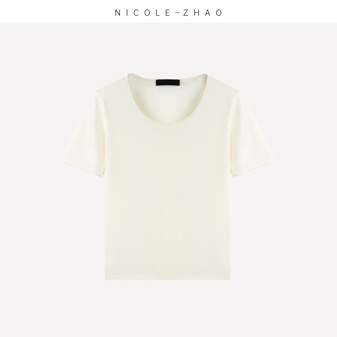 SE2158【贵姐NICOLE】高端设计师款早春时尚休闲新款圆领短袖