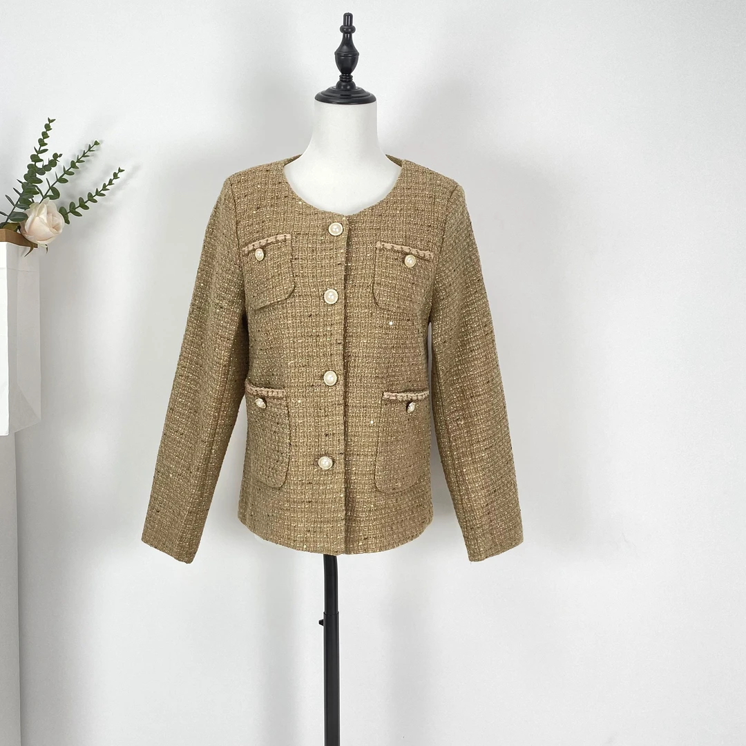 秋季小香风外套洋气女时尚修身显瘦洋气减龄百搭上衣0027