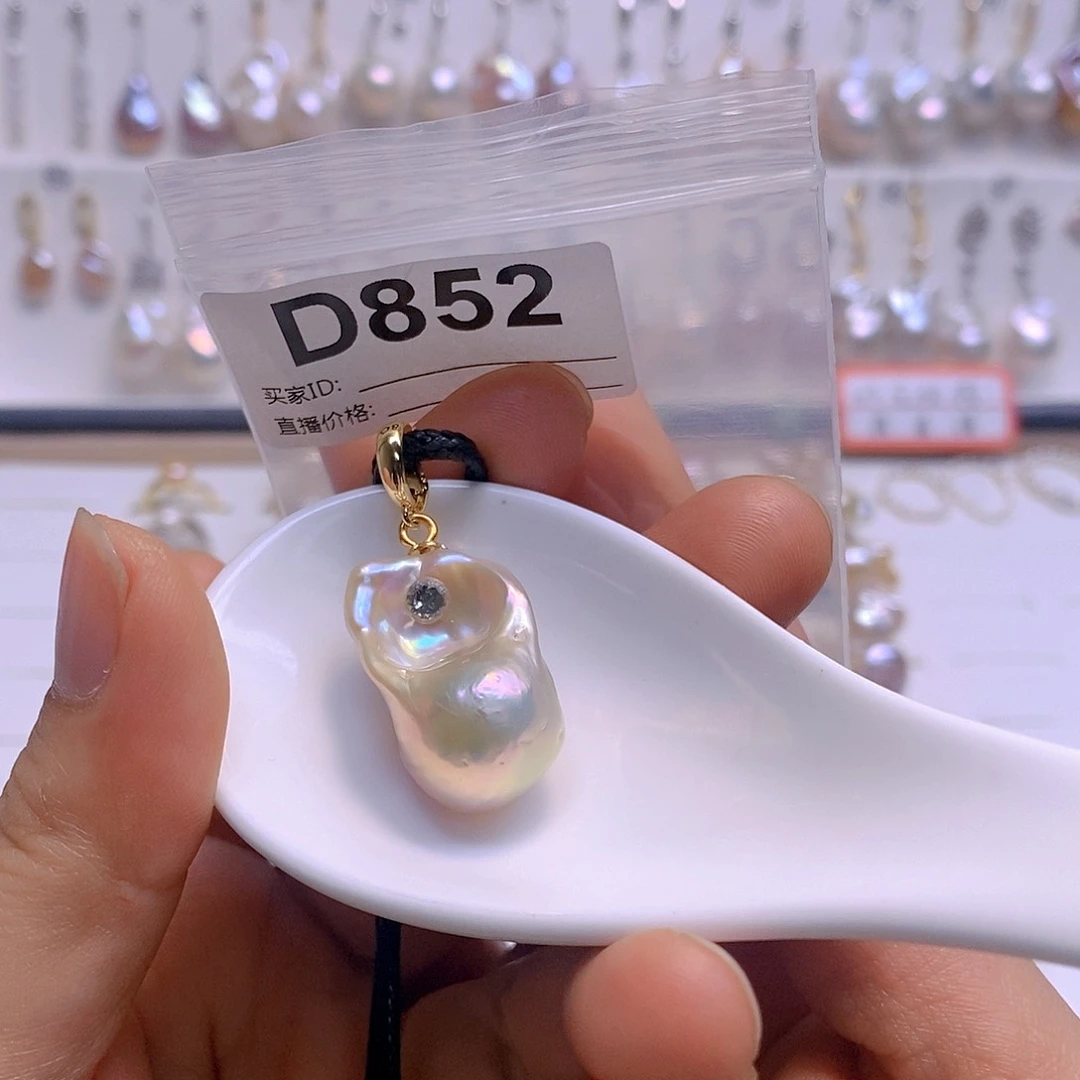 淡水珍珠颈饰银S925镶嵌