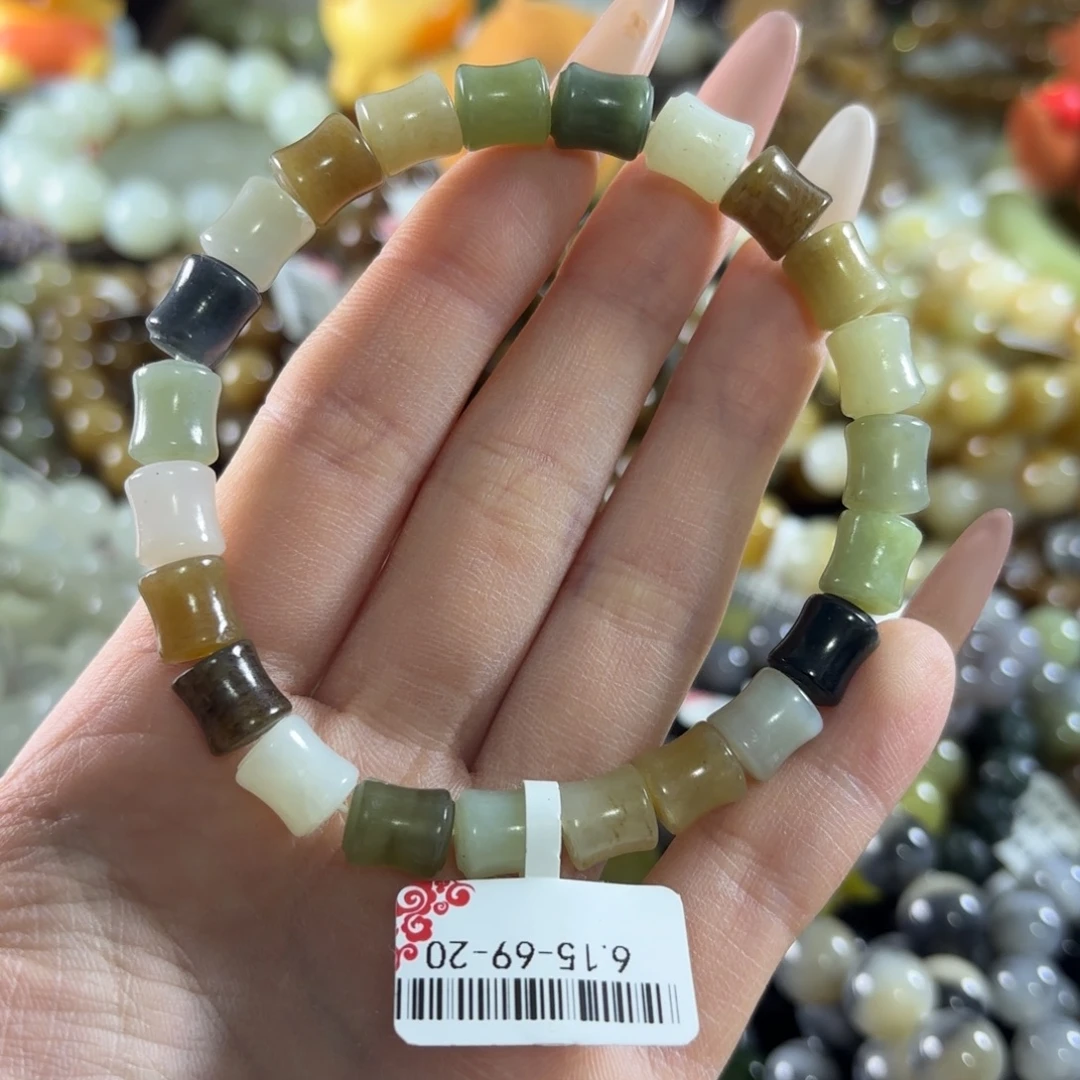 和田玉未镶嵌手链205