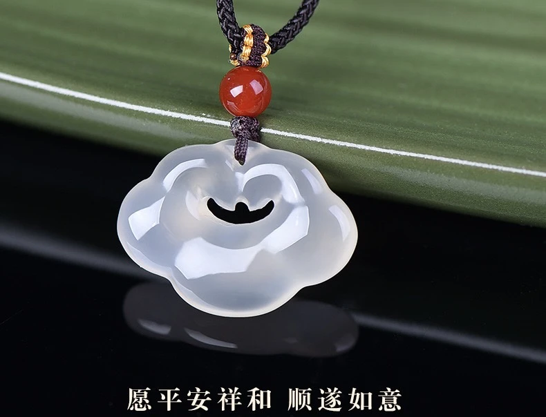 祥云平安锁时尚百搭国风饰品