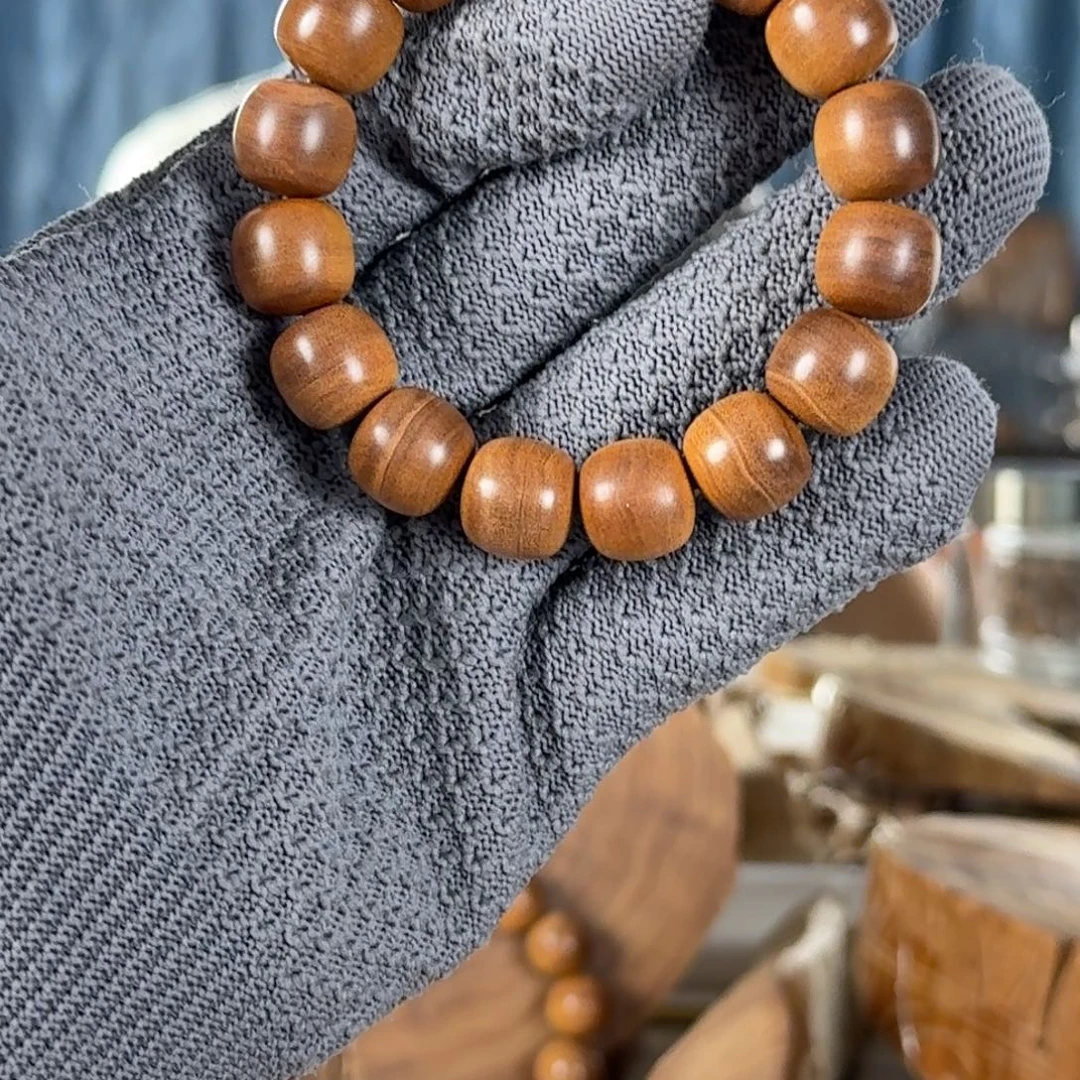 檀香木其他沉水级王系列十号料“百年虫漏”1314横黑奶凉醇甜