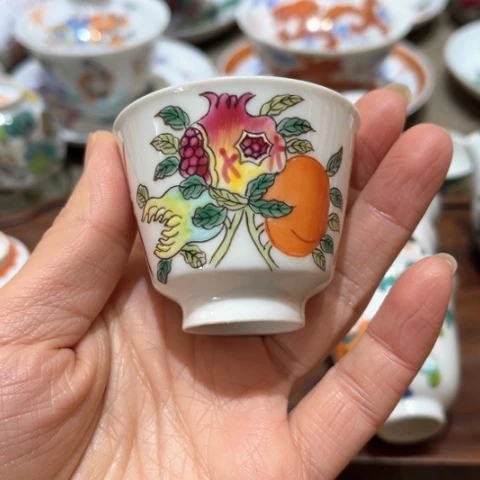 茶杯壶承陶瓷盖碗