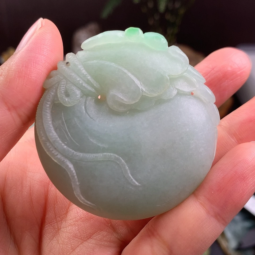 定制翡翠未镶嵌钱袋
