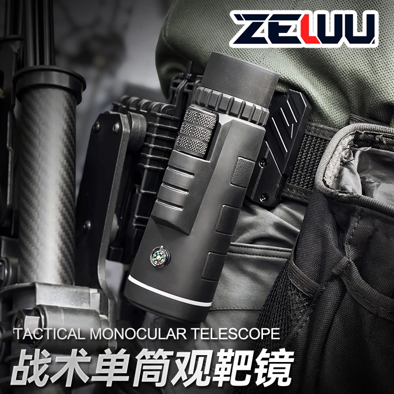 战术单筒观靶镜 箭靶教练望远镜 射击射箭比赛反曲复合弓训练搭档