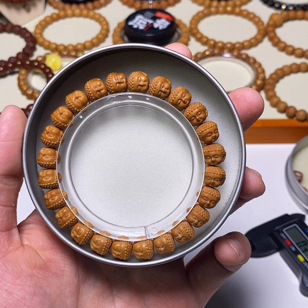 手串猴头核桃全品精工宝宝佛 尺寸10左右 馒头料