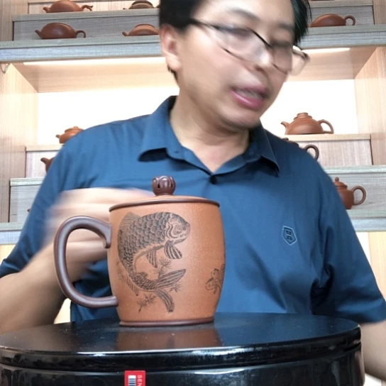 茶杯底槽青年年有余容量400