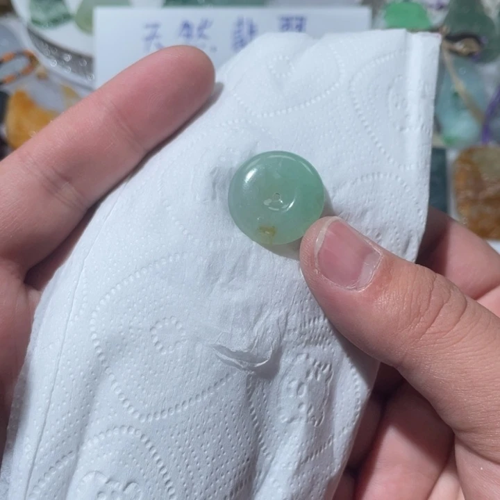 翡翠项链未镶嵌天然