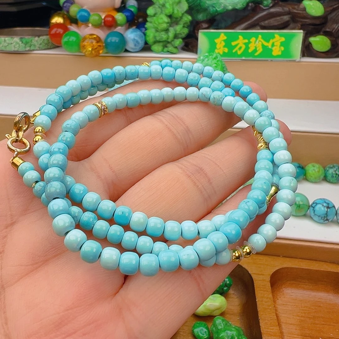 未镶嵌绿松石项链