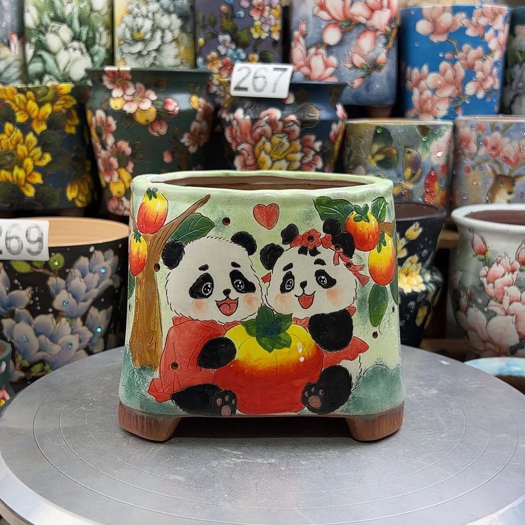 景德镇陶瓷花盆景德镇陶瓷花盆