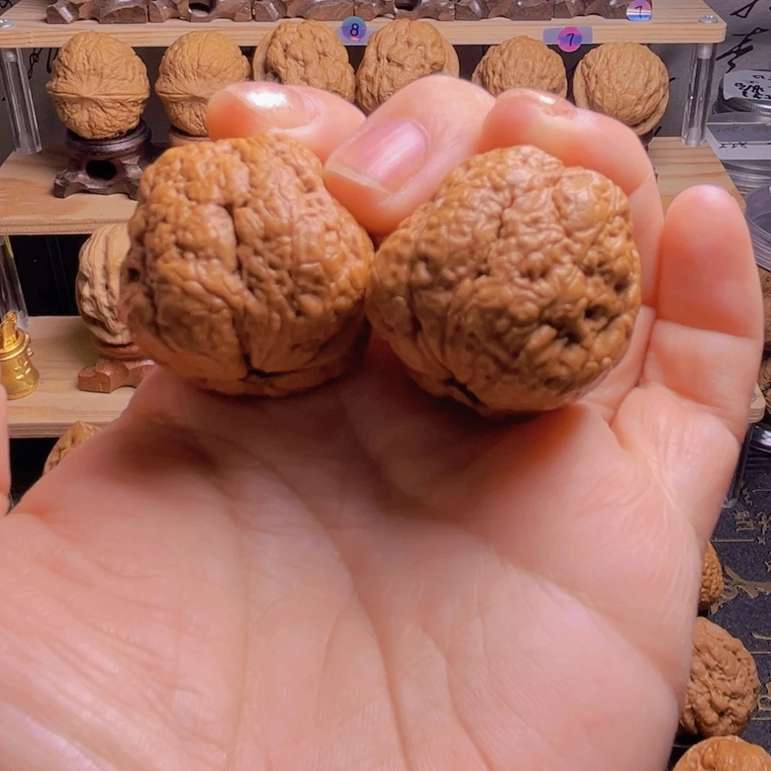 文玩核桃吊坠48w平头蟾36尺