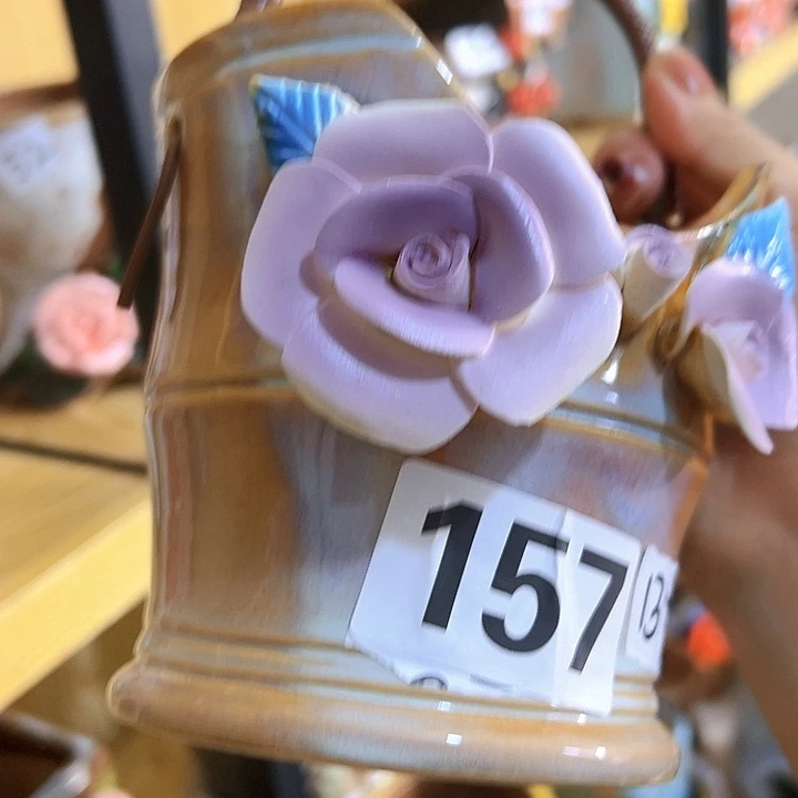 陶瓷多肉花盆满15包邮