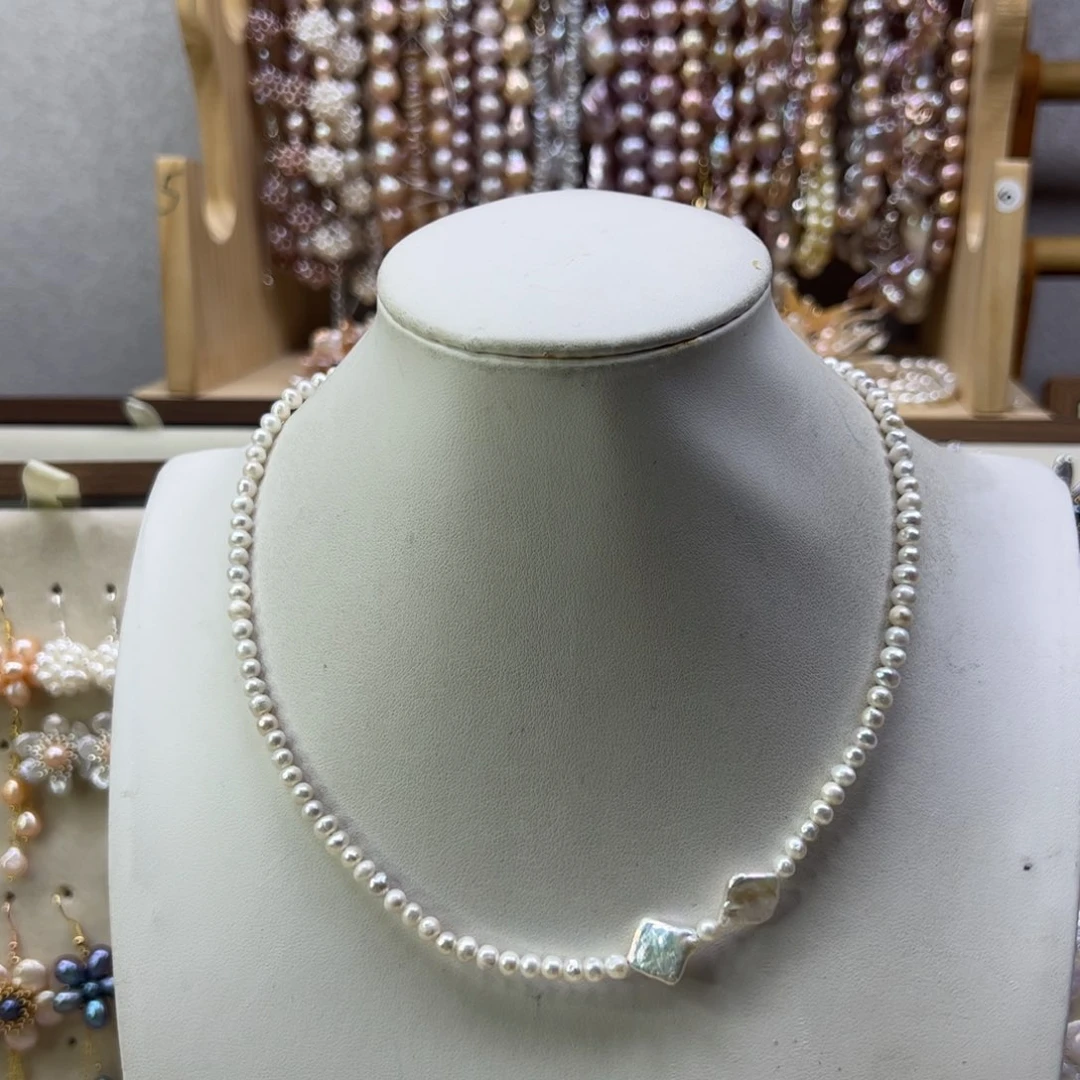 合金淡水珍珠手绳