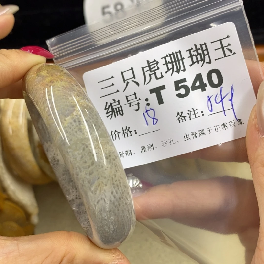 硅化珊瑚（珊瑚玉）1足银镀金镶嵌茉**离