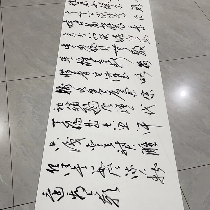 马***赛书法尤老师沁园春雪