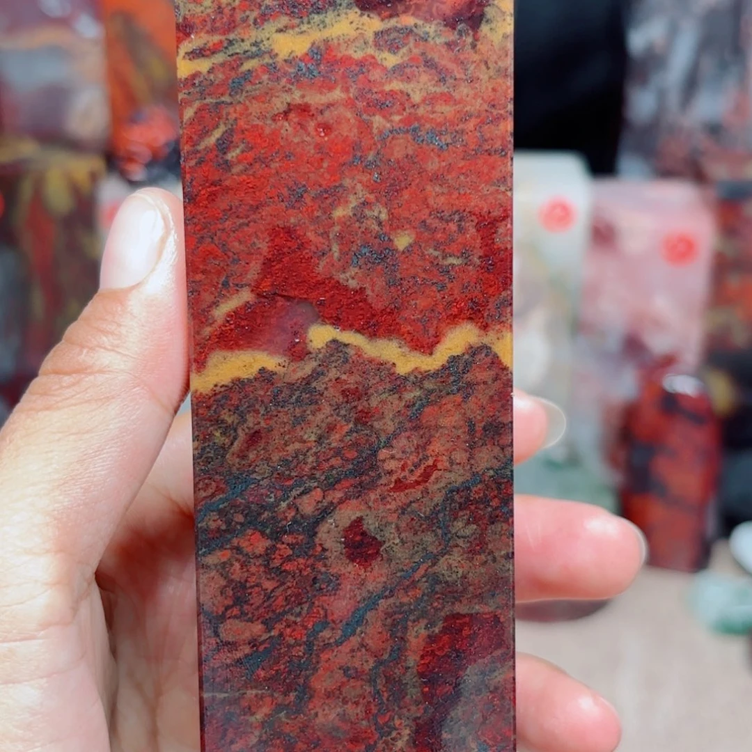 纯天然玉石素章摆件