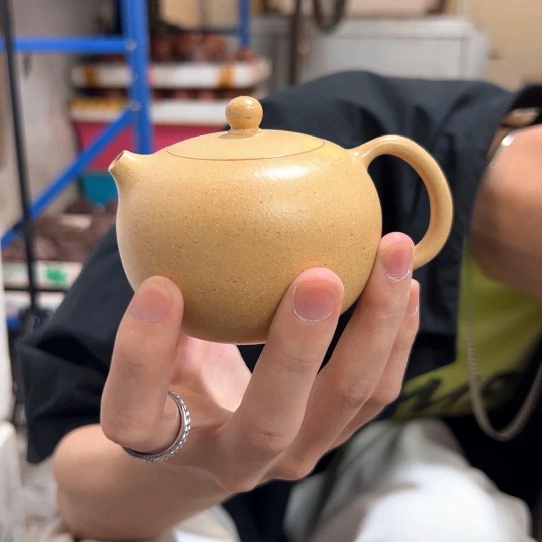 紫砂茶壶本绿西施瑕