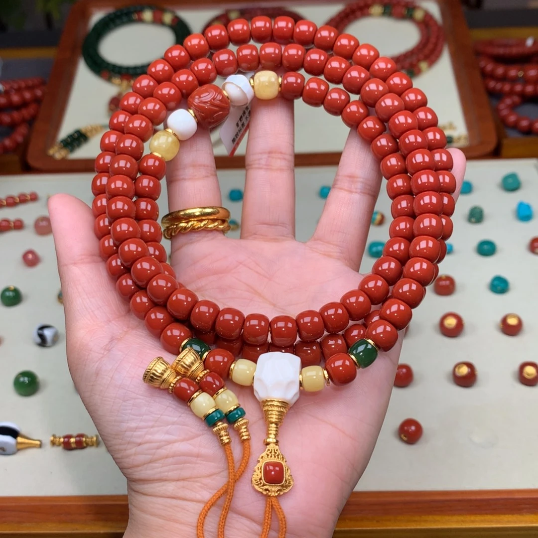 南红玛瑙未镶嵌颈饰