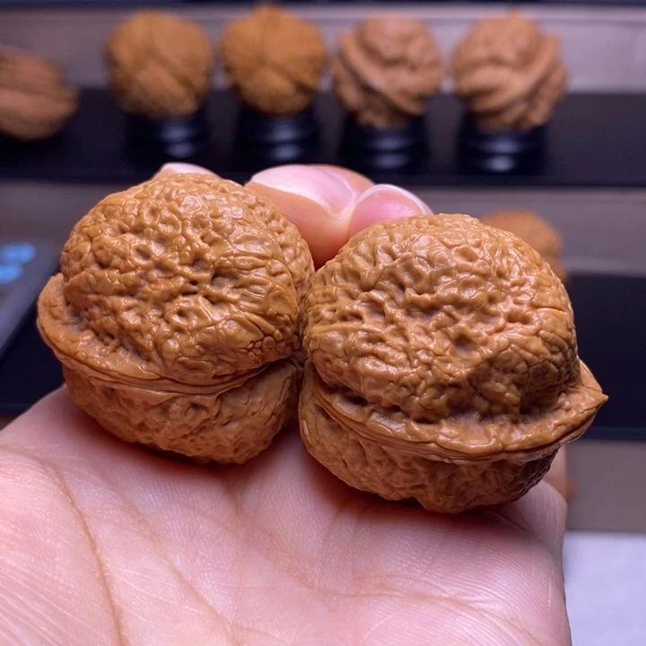 把件文玩核桃呱呱来财19