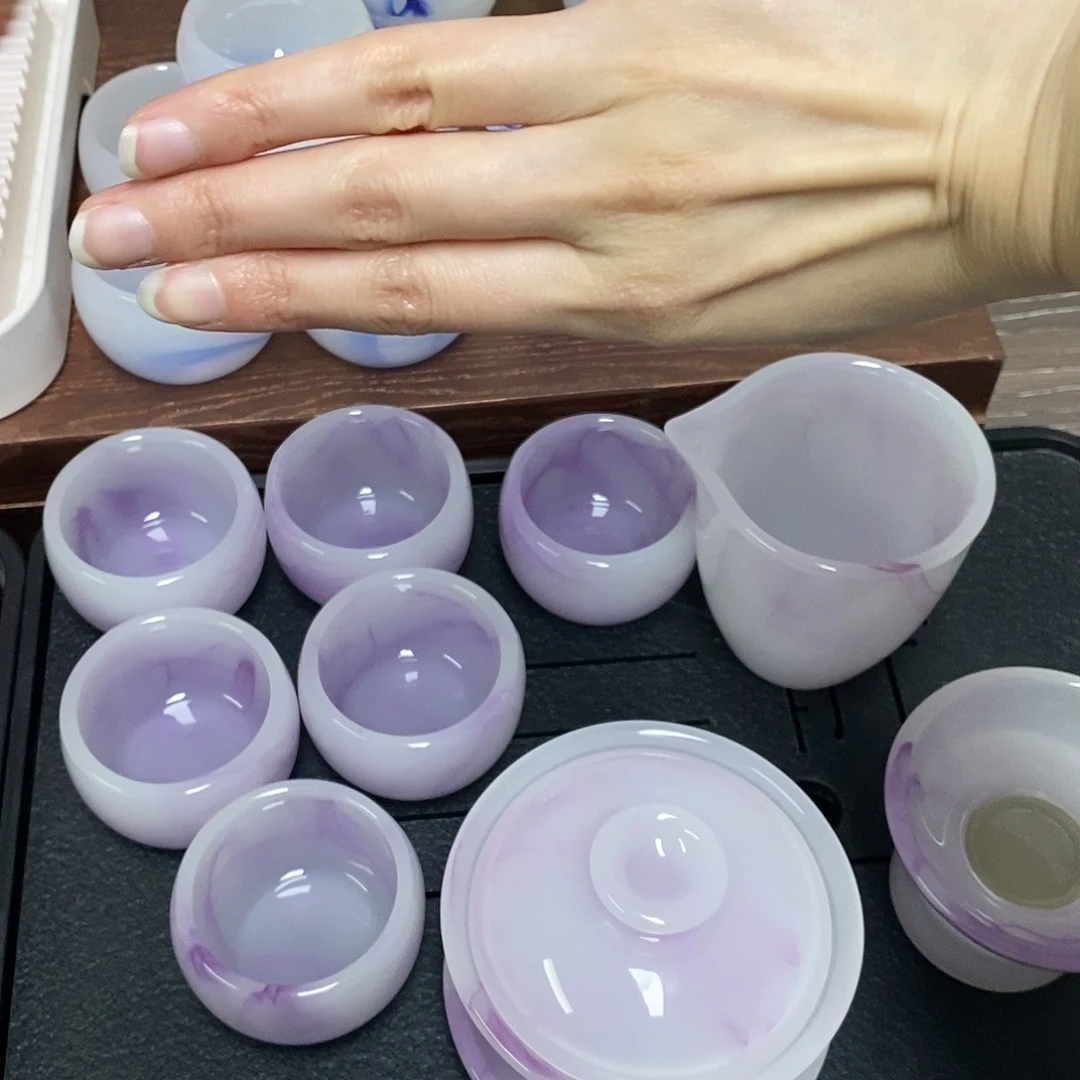 高端琉璃茶具套装