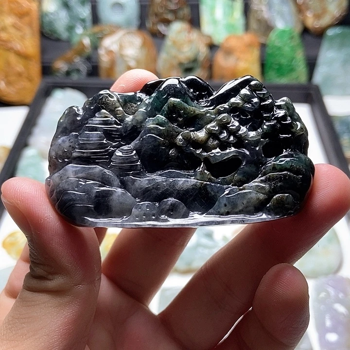 翡翠未镶嵌颈饰翡翠a货