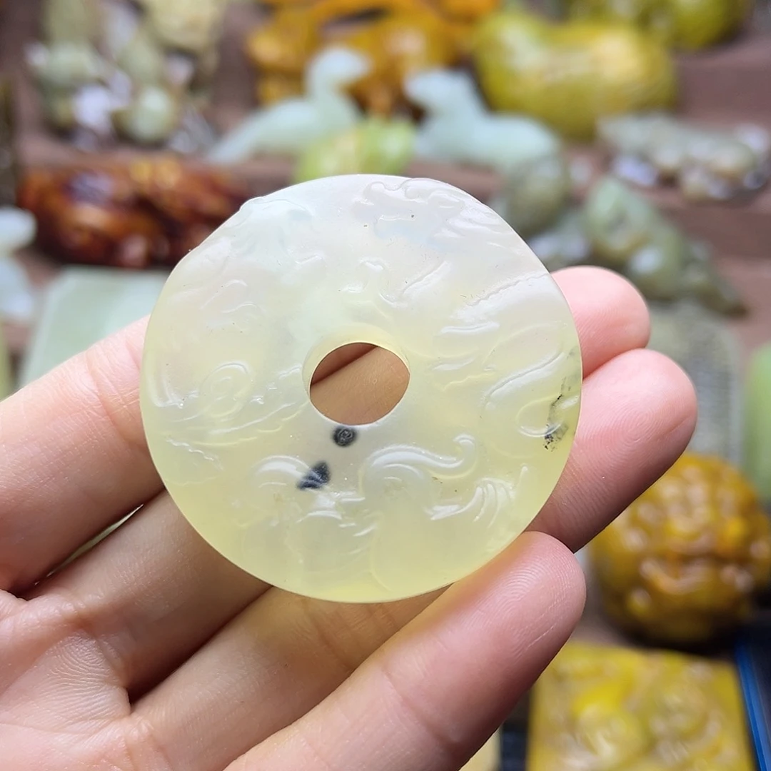 白玉菩提吊坠149。。