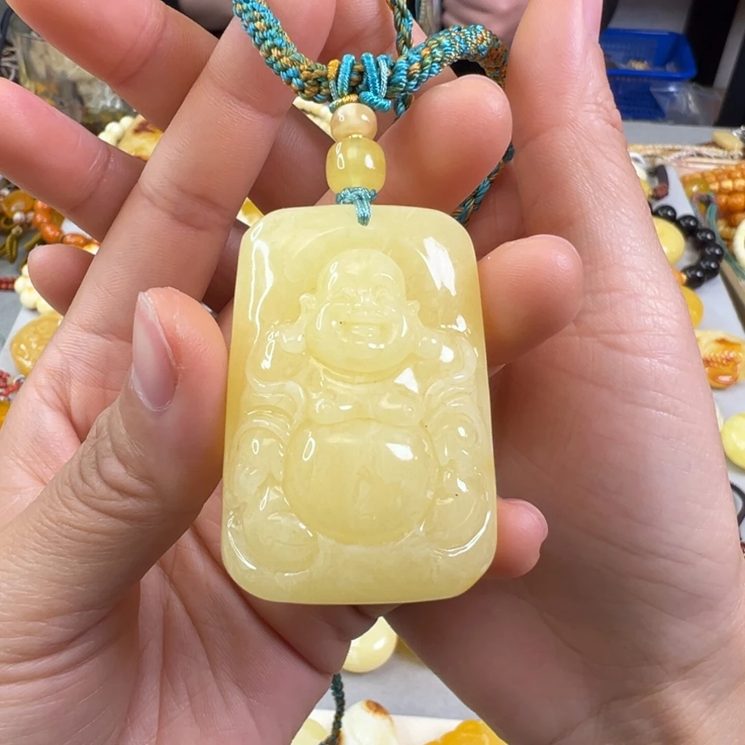 蜜蜡裸石未镶嵌一***?蜜蜡