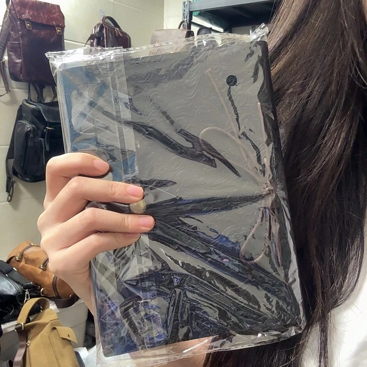 头层牛皮笔记本疯马皮