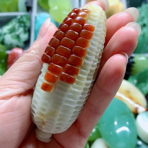 蛇纹石玉未镶嵌手把件