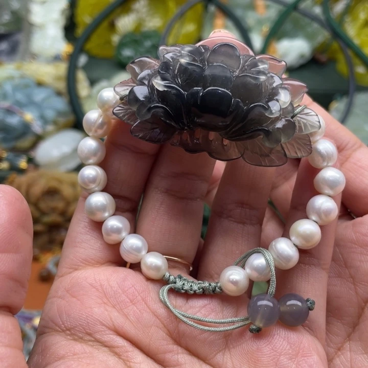 蛇纹石玉合金颈饰