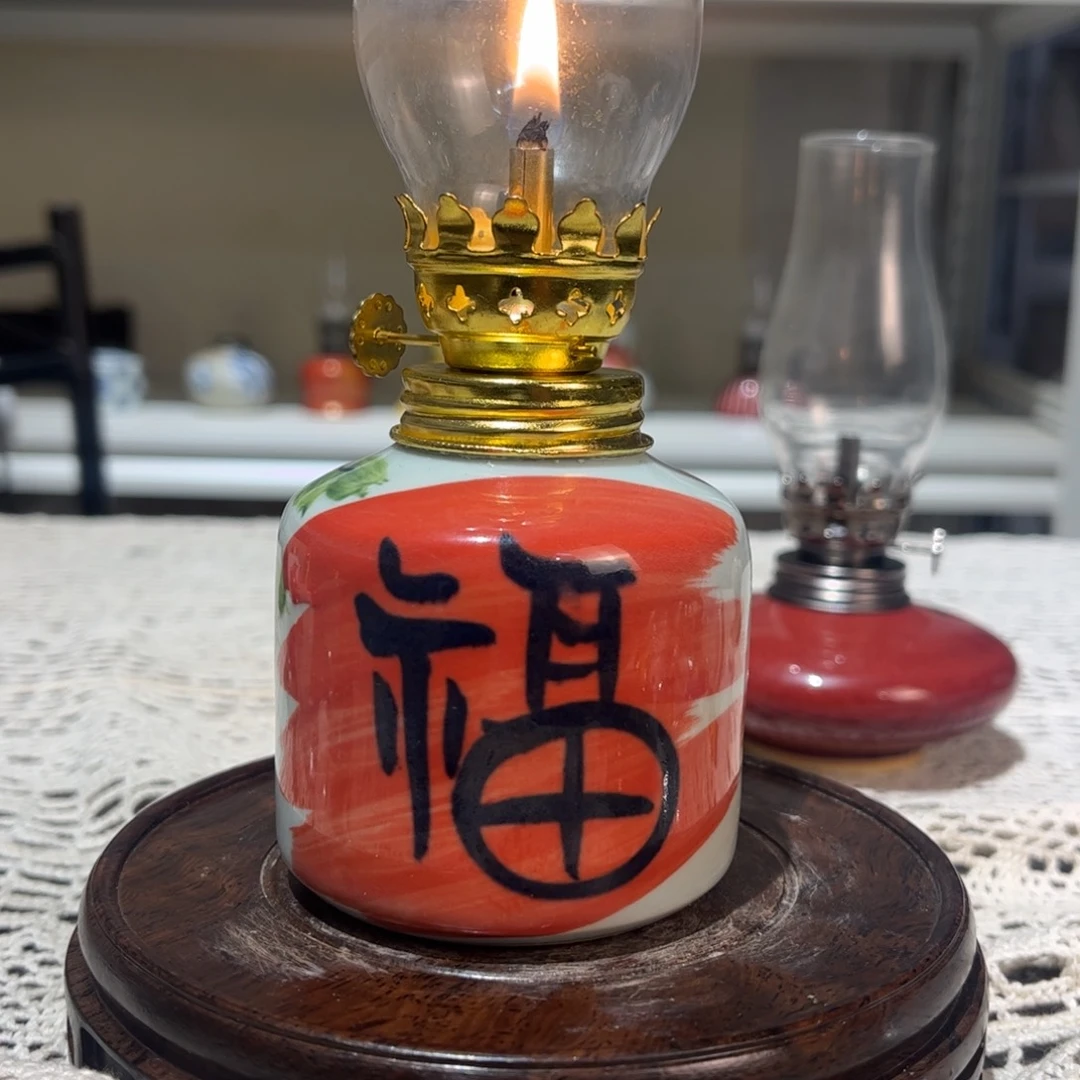 摆件景德镇陶瓷香薰灯